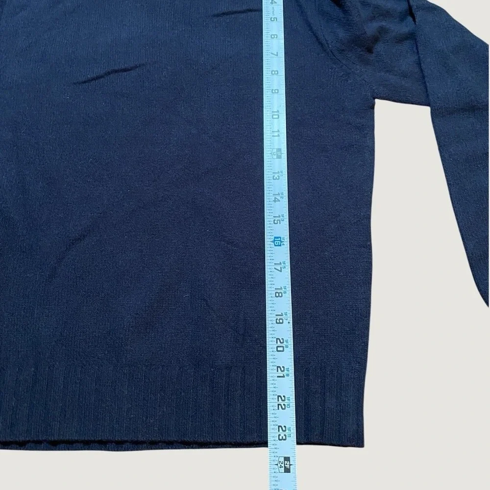 NWT Madewell Crewneck Sweater in Heritage Merino Wool Navy Blue Men's Small